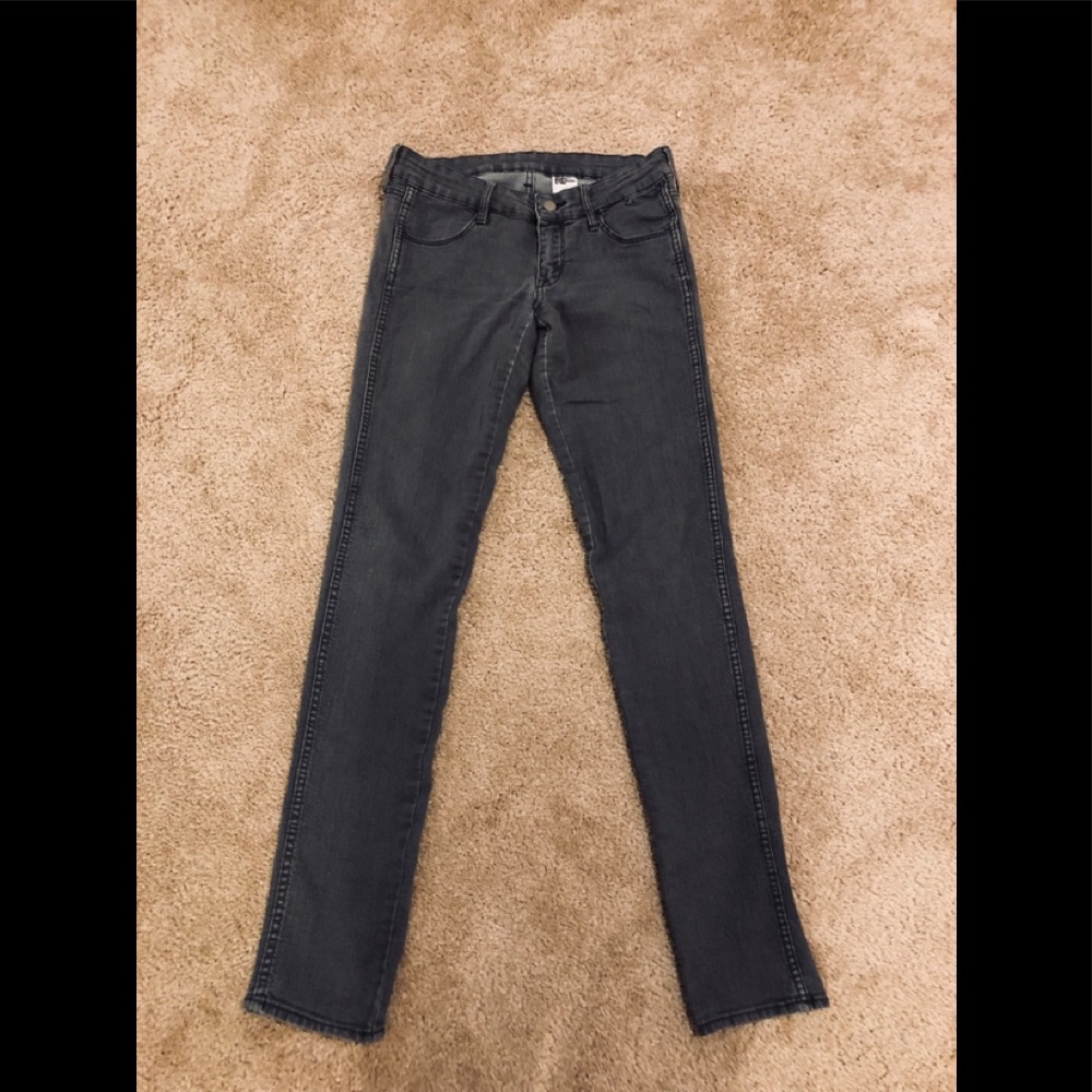 H&M Low Waist Grey Wash Jeans